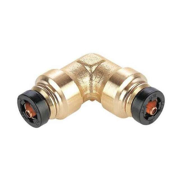 Parker Elbow,Brass,Push-Fit5/32",Push-Fit5/32" 165PTC-5/32