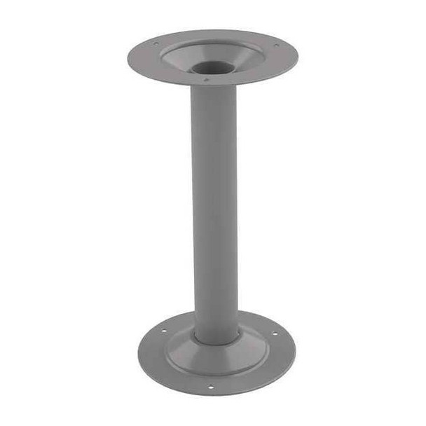 Tennsco Bench Pedestal,16-1/4 in,Gray LBP-1 MED GRAY