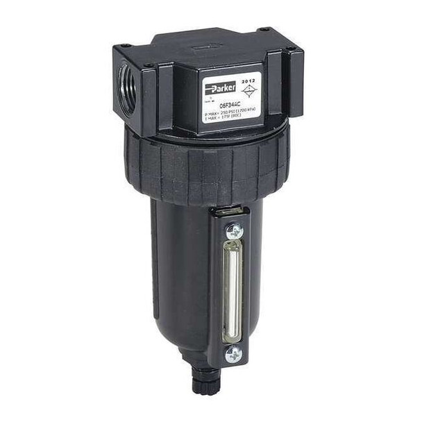 Parker Compressed Air Filter,250 psi,2.81 In. W 06F24BC