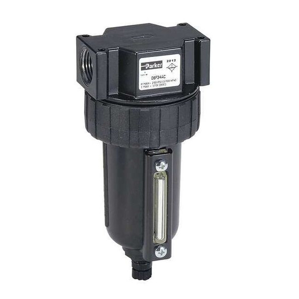 Parker Compressed Air Filter,250 psi,2.81 In. W 06F34BC