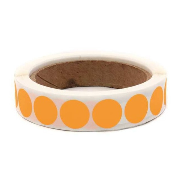 Manufacturer Varies Inventory Label, Orange, Paper, PK1000 3VCN2