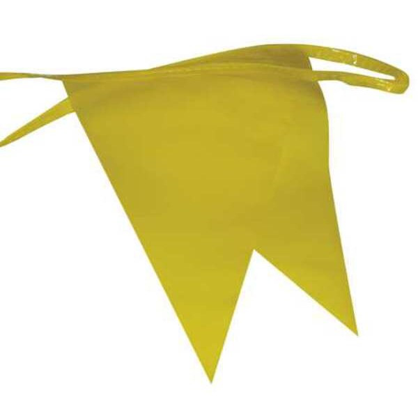 Manufacturer Varies Pennants, Polyethylene, Yellow, 100 ft. PL-2 Y