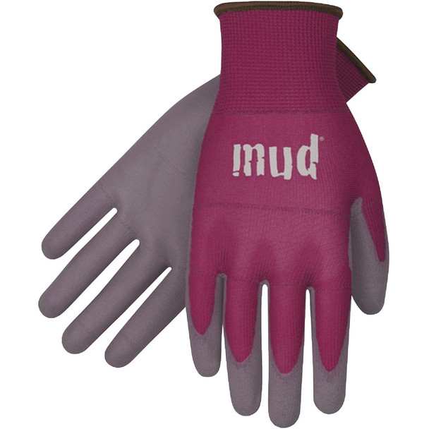Smart Mud Women's Small Polyester Raspberry Garden Glove 028R/S