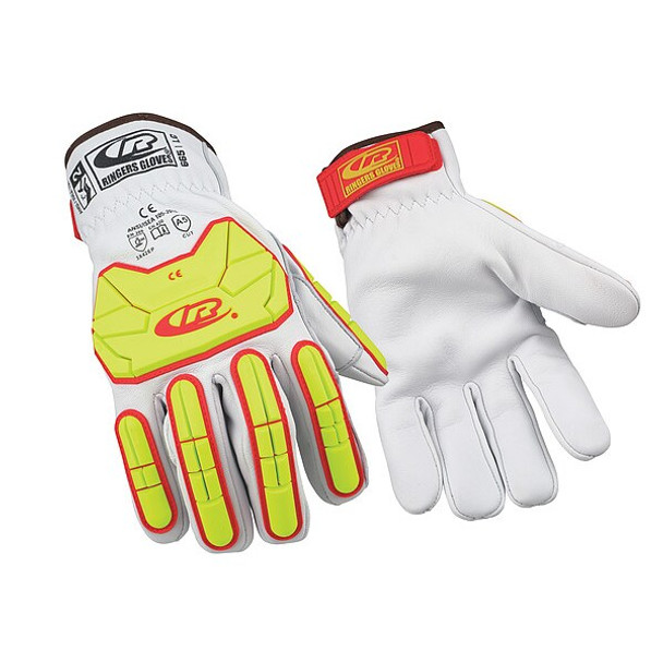 Ringers Gloves Leather Gloves,White,XL,PR 665-11 Ringers Gloves Leather Gloves,White,XL,PR 665-11