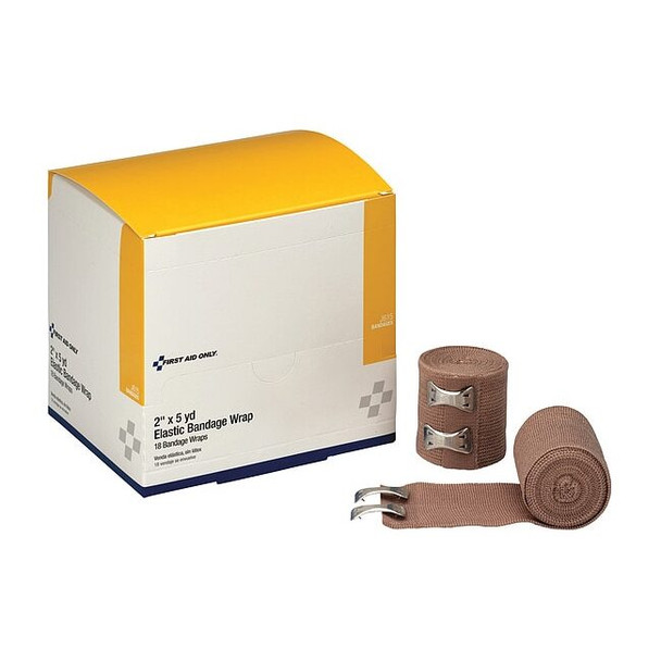 First Aid Only Elastic Bandage Wrap, Non-Sterile, PK18 J615