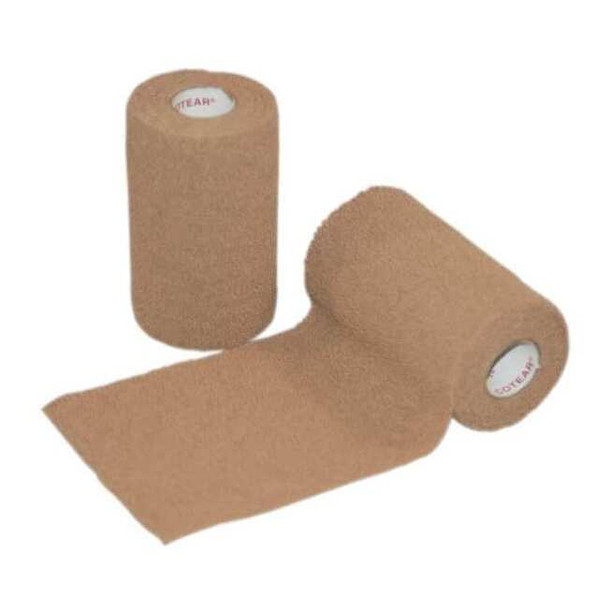 First Aid Only Self-Adherent Wrap,Beige,5yd L,4"W 5-913