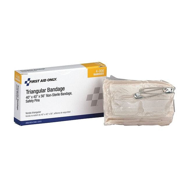 First Aid Only Bandage, Flesh, No, Muslin Blend, Unitized 4-006
