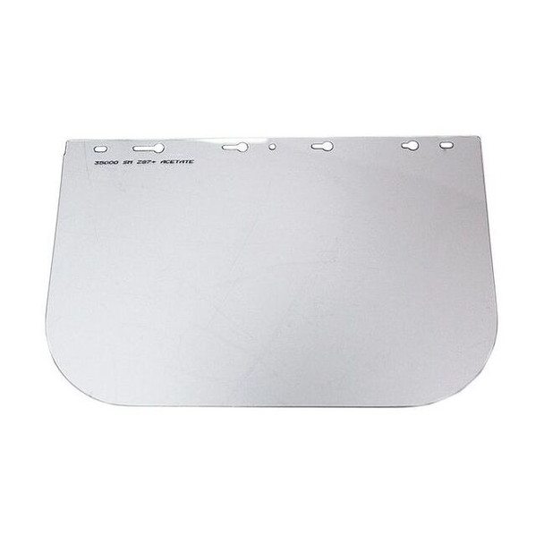 Faceshield Visor, Clear Visor, Polycarbonate, Uncoated Lens, clear