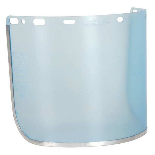 Face Shield Visor, Clear Visor, 8" Height, Uncoated Lens, Clear