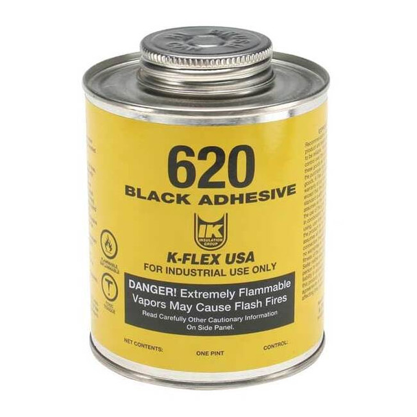K-Flex Usa Contact Cement, 620 Series, Black, 1 pt, Can 800-620-PTB