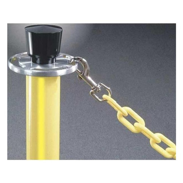 Manufacturer Varies Plastic Chain,Yellow,Brass,12 ft. L 966-35-12/0-2-960PB