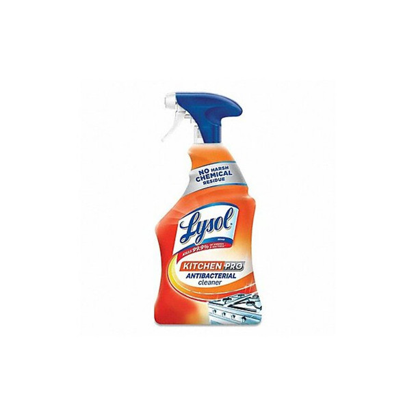 Lysol Kitchen Cleaner, Trigger Spray Bottle, 22 oz, Citrus, 9 PK 79556