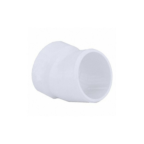 PVC 22-1/2 Degree Street Elbow, Hub x Spigot, 2 in Pipe Size