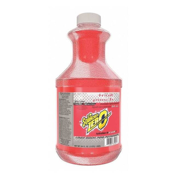 Sqwincher 64oz Zero Fruit Punch Liquid Concentrate 159050102