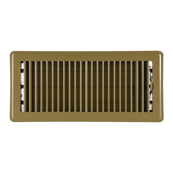 Manufacturer Varies Floor Register,6x14",Brown 4MJE8 Manufacturer Varies Floor Register,6x14",Brown 4MJE8