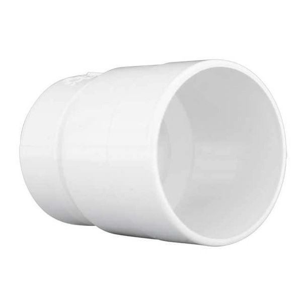 PVC Hub Adapter Increaser, Spigot x Hub, 4 in x 3 in Pipe Size
