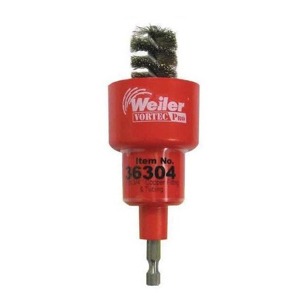 Weiler Spiral Wire Brush Tool, Stainless Steel, 1/2" 97937