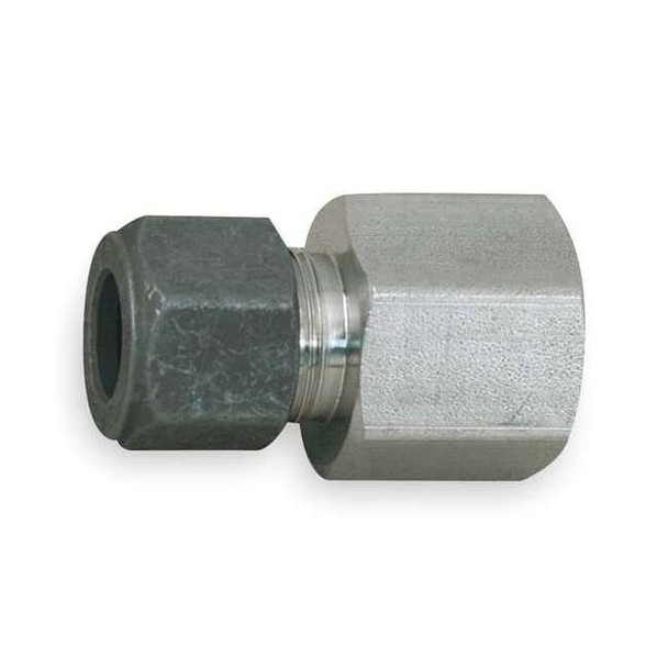 Parker 1/4" x 3/8" CPI x FNPT SS Female Connector 6-4 GBZ-SS