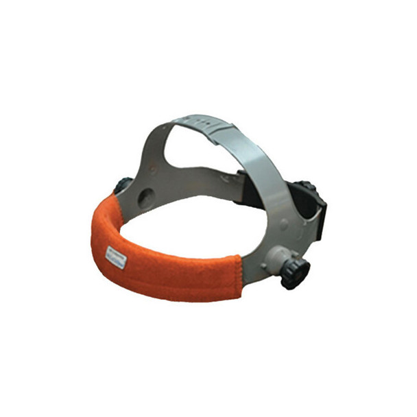 Headgear Sweatband, 8-1/2 in L x 1-1/4 in W, Orange, Pack of 2 Headgear Sweatband, 8-1/2 in L x 1-1/4 in W, Orange, Pack of 2
