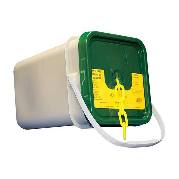 Manufacturer Varies Plastic Chain, Yellow, 160 ft Length, Gloss 50002-P