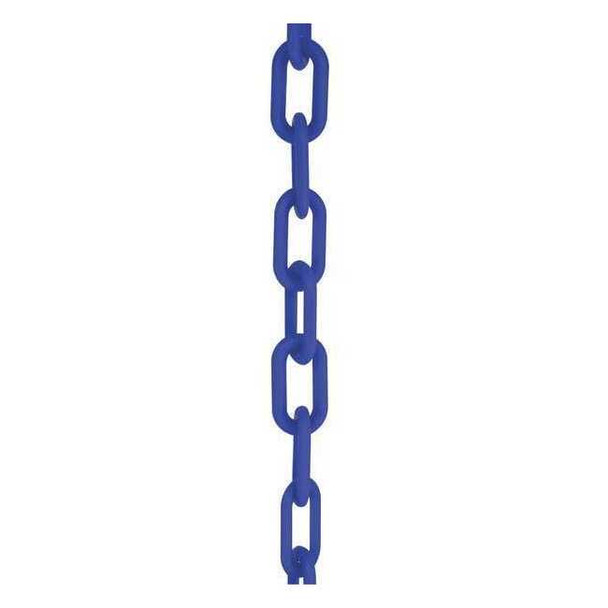 Manufacturer Varies Plastic Chain, Blue, 100 ft Length, Gloss 51006-100