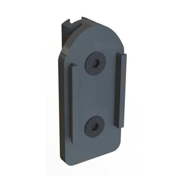 Banner Stakes Belt Barrier Connector,3"H,Black MH7110