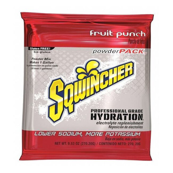 Sqwincher 1gal Fruit Punch Powder Concentrate 159016005