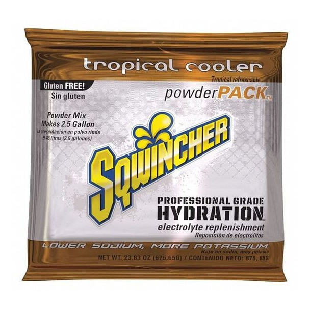 Sqwincher Sports Drink Mix Powder 23.83 oz., Tropical Cooler 159016049