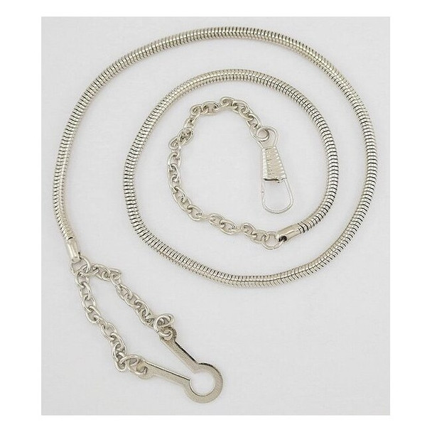 Heros Pride Whistle Chain,Metal,Nickel 4020N