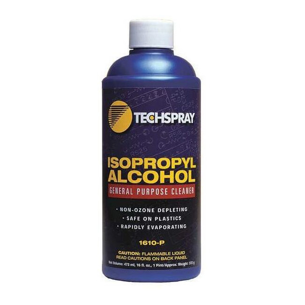Techspray Cleaner, 16 oz. Bottle, Alcohol 1610-P