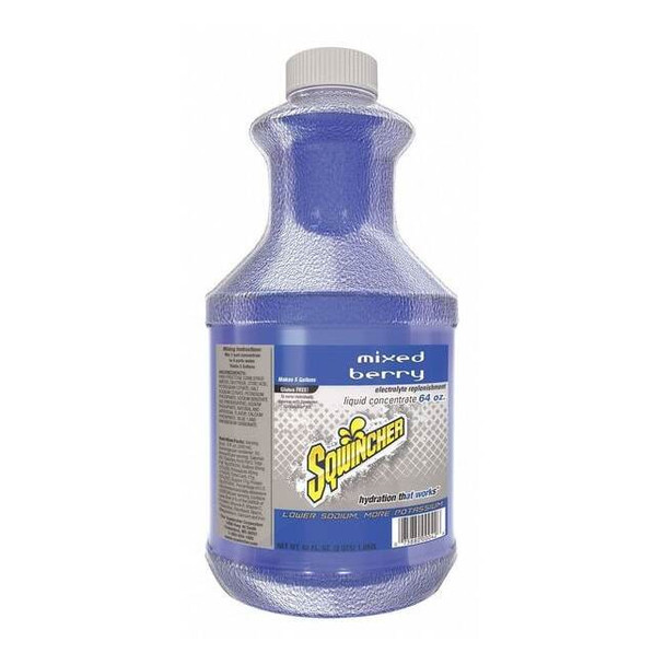 Sqwincher Sports Drink Liquid Concentrate 64 oz., Mixed Berry 159030320