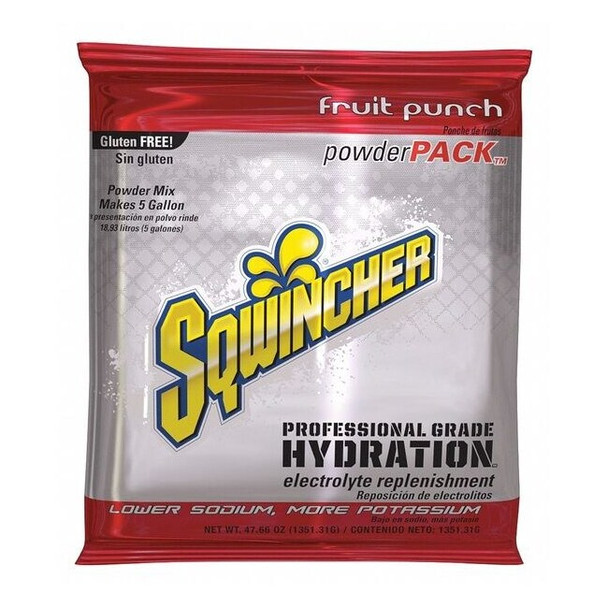 Sqwincher 5gal Fruit Punch Powder Concentrate 159016405
