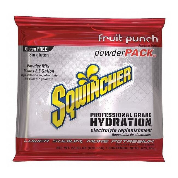 Sqwincher Sports Drink Mix Powder 23.83 oz., Fruit Punch 159016042