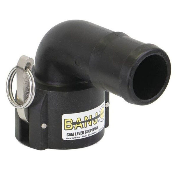 Banjo Cam and Groove Coupling,2",Polypropylene 200C90 Banjo Cam and Groove Coupling,2",Polypropylene 200C90