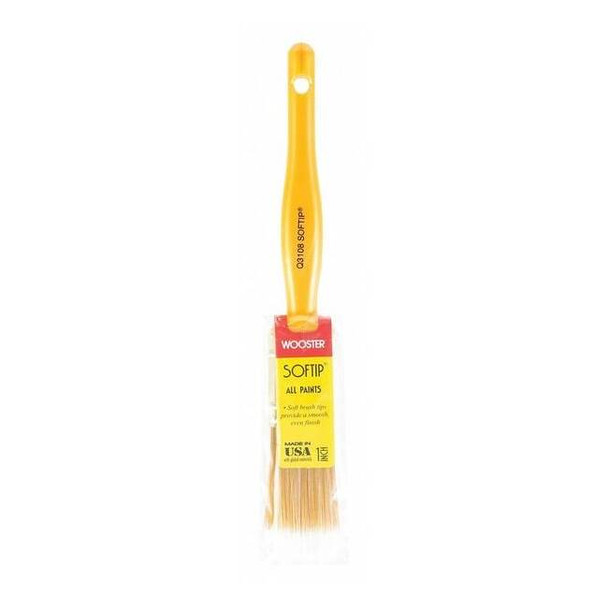 1" Trim/Wall Soft, Synthetic Bristle, Paint Brush, Plastic Handle