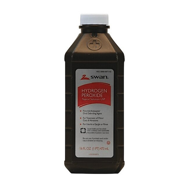 Manufacturer Varies Hydrogen Peroxide,Bottle,16 oz. 25711