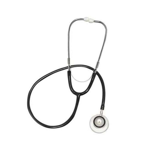 Mabis Stethoscope,Dual Head,Adult,Black 10-426-020