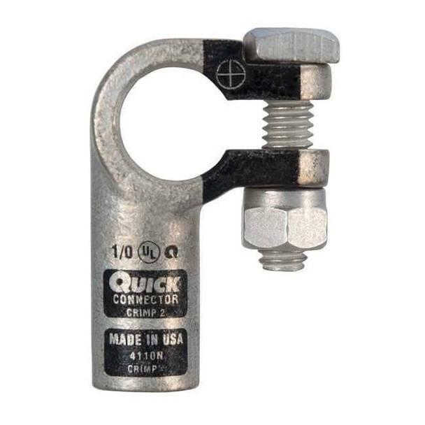 Fusion Right Elbow Terminal,1/0 ga,Blk,Neg 4110N