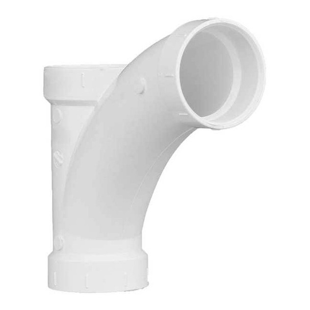 Manufacturer Varies PVC Wye and 45 Degrees  Elbow, Hub, 2 in Pipe Size 1WJX5