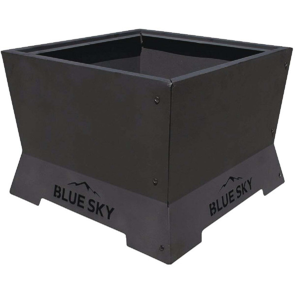 Blue Sky 22 In. Square Wood Smokeless Fire Pit SFP22SQ-B