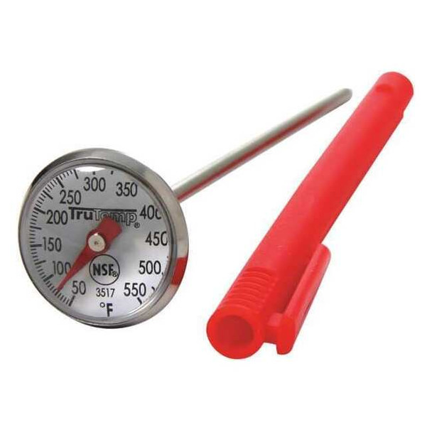 Taylor 5" Analog Pocket Test Chef Thermometer with 50 to 550 (F) 3517