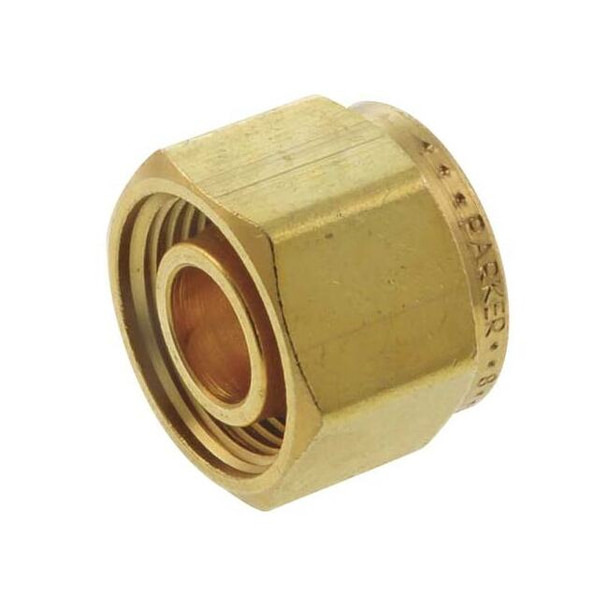 Parker 3/8" Compression Brass Cap 6BLP6-B