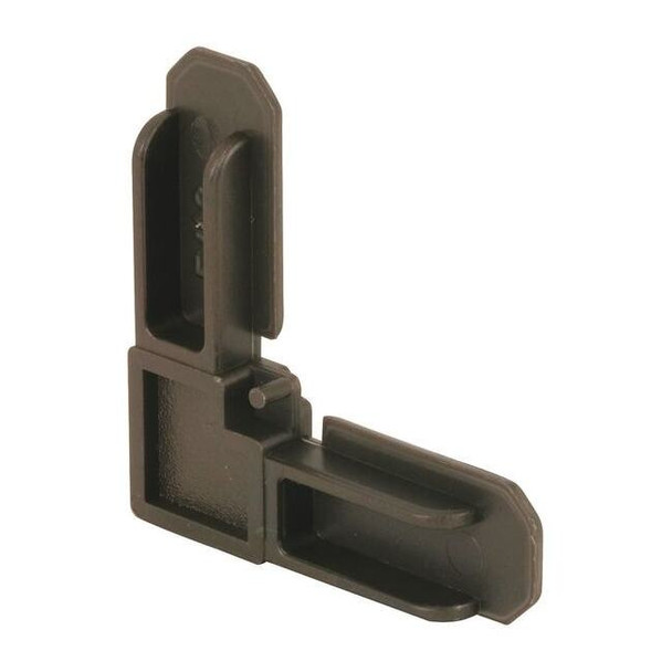 Make-2-Fit 3/4 in. x 1/4 in. Screen Frame Corners, Plastic, Bronze, PK4 PL 7719