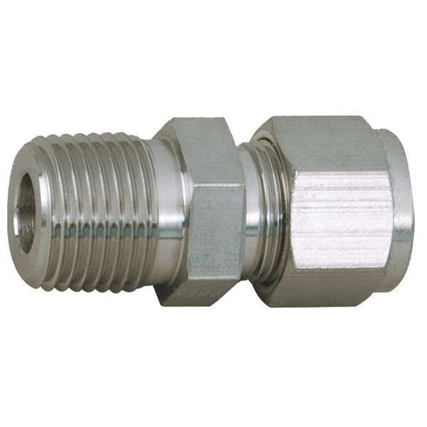 Parker 1/4" A-LOK x Male BSPP 316 SS Male Connector 4MSC4R-316