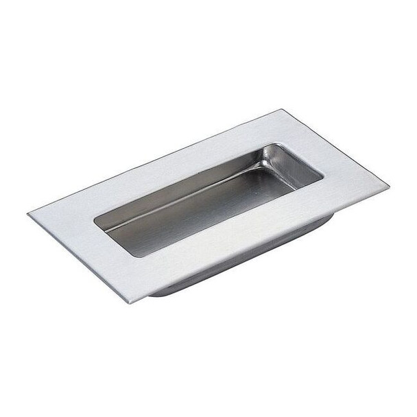 Sugatsune Recessed Pull Handle, Stainless Steel, Satin, Threaded Holes HH-AS2D