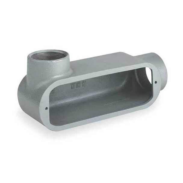 Hubbell Killark Conduit Outlet Body,Iron,Trd Sz 1in OLL-3M