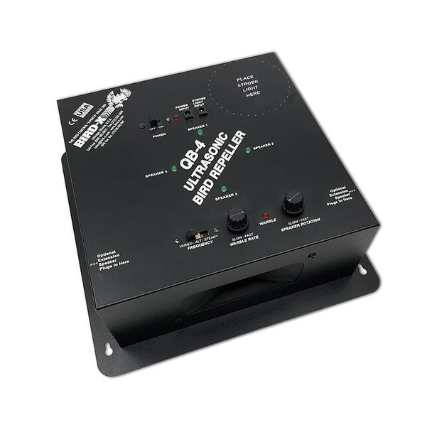 Bird-X Electronic Bird Repeller,12 in H,12 in W QB4