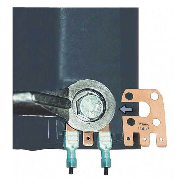 Battery Doctor Tap/Ground Frame, Brass, Positive/Negative 30700