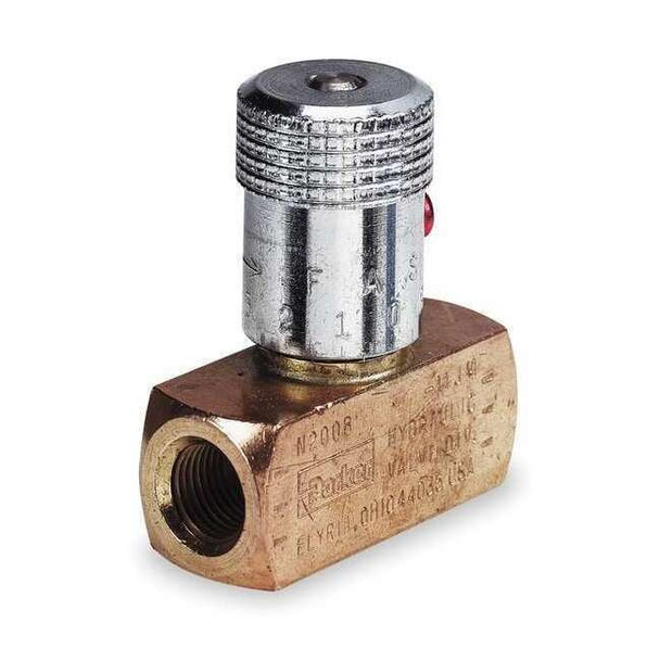 Parker Colorflow Needle Valve,Steel,3/4-14,25 GPM N1200S