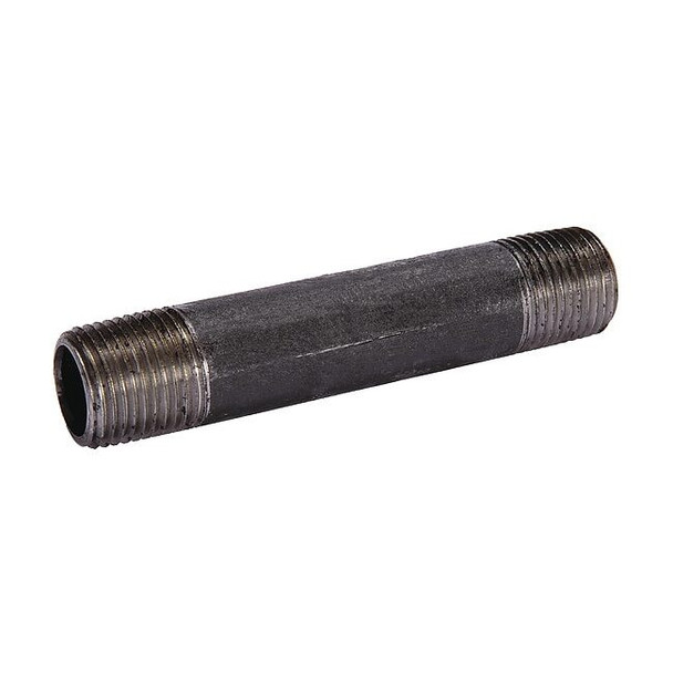 1" MNPT x MNPT Black Steel Black Pipe Nipple Schedule 160